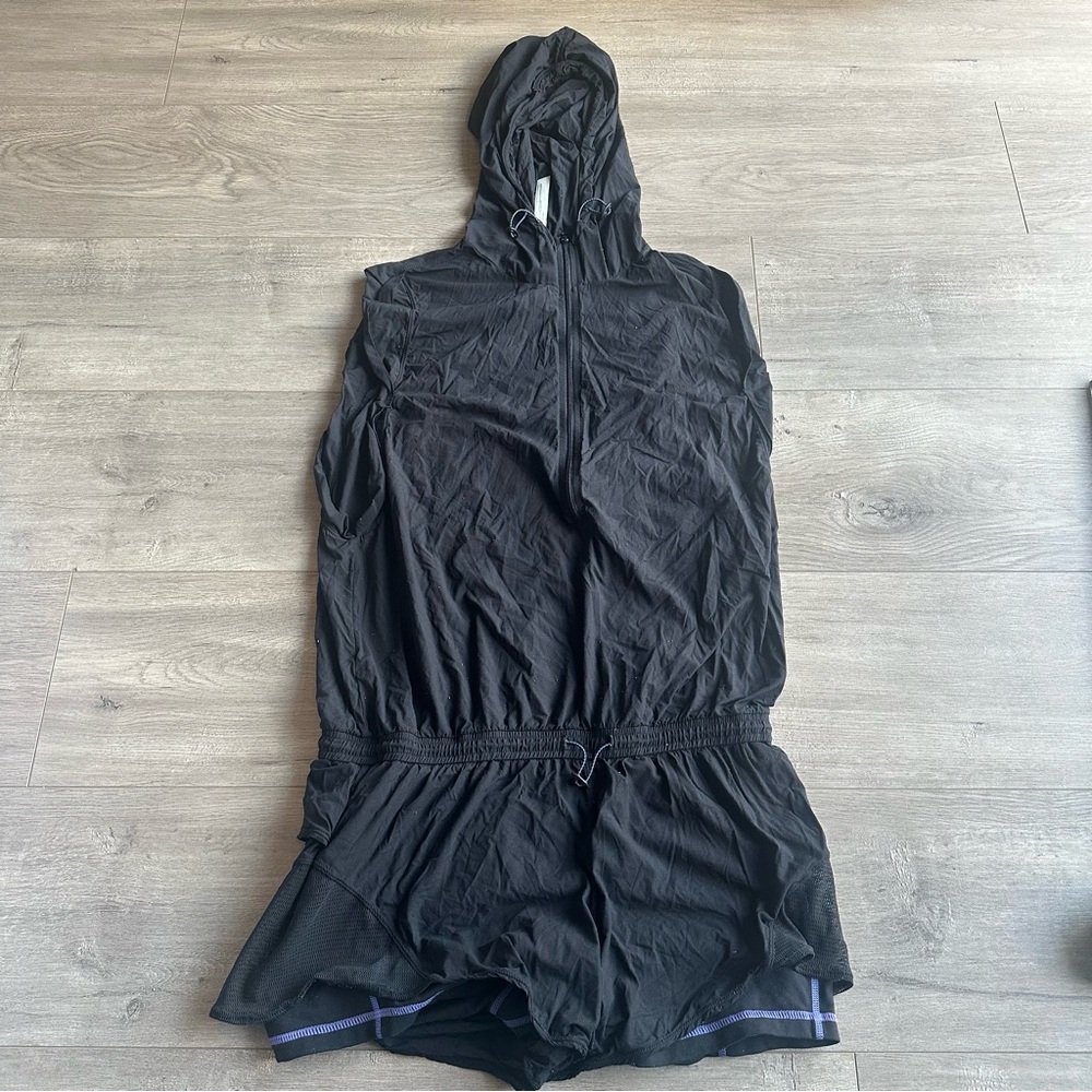 Free People Movement Going for a Runsie romper - size small - black/blue
